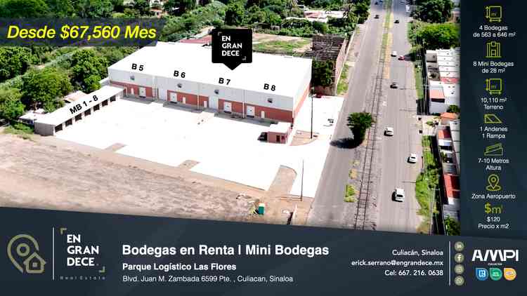 bodega en renta boulevard juan m zambada gasolinera del valle culiacan sinaloa pzOiV23